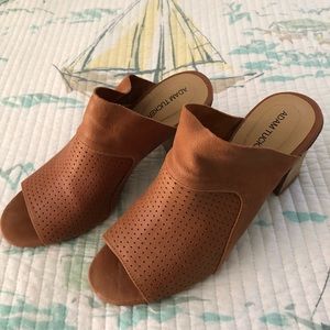 Adam Tucker peep toe booties